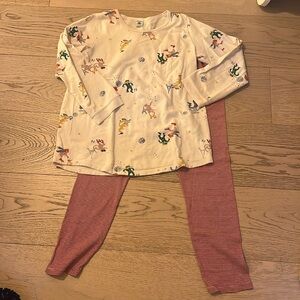Petit bateau Cute PJ cozy top cotton pant